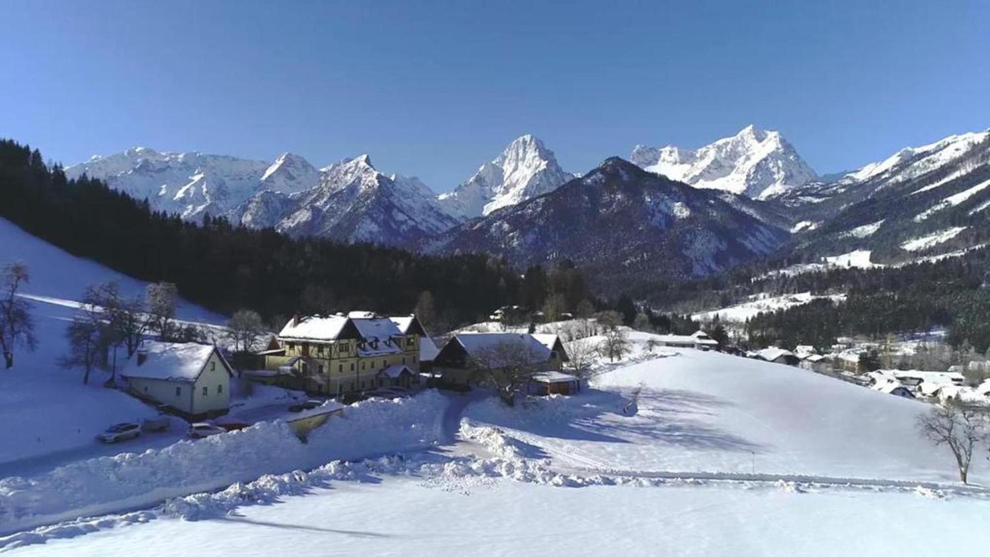 Landhotel Gressenbauer Hinterstoder Bagian luar foto