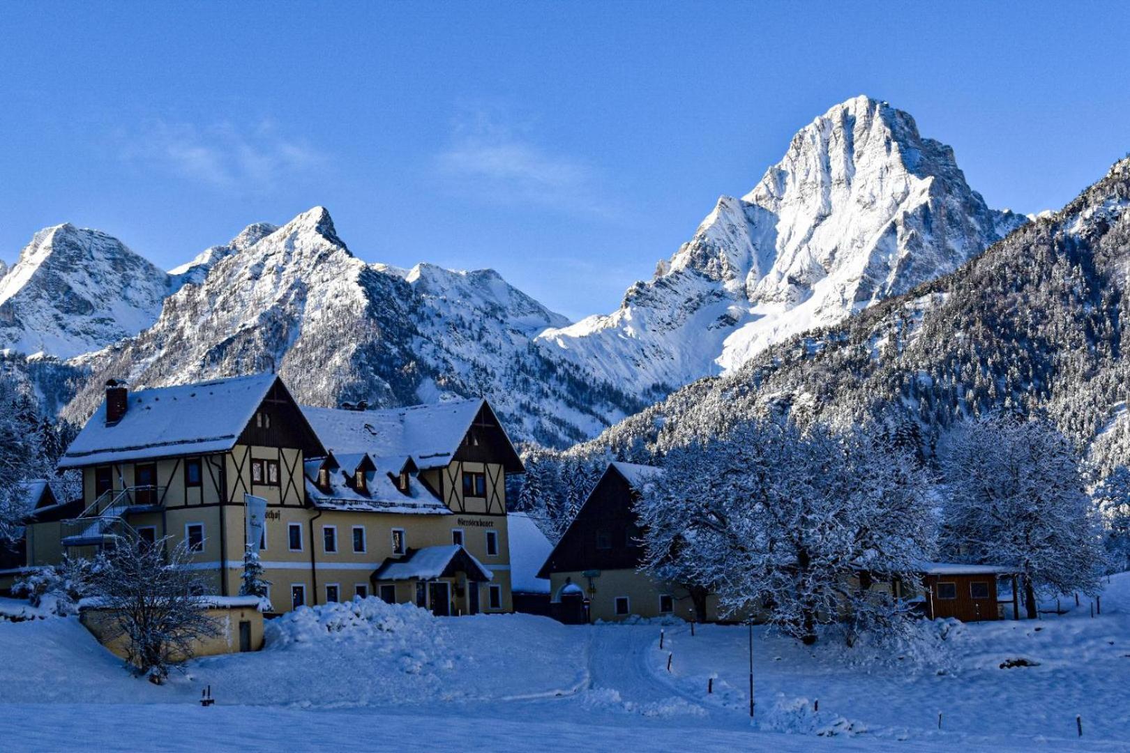 Landhotel Gressenbauer Hinterstoder Bagian luar foto